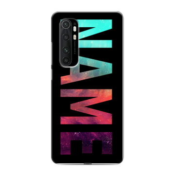 Силиконовый чехол на Xiaomi Mi Note 10 Lite с принтом NAME