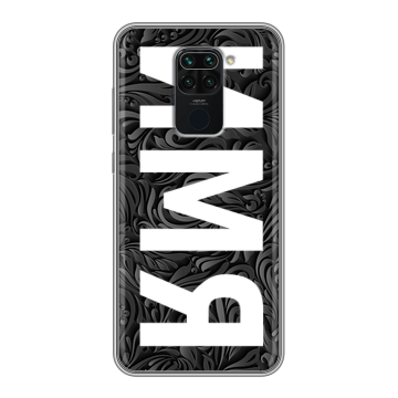 Силиконовый чехол на Xiaomi RedMi Note 9 с принтом ИМЯ