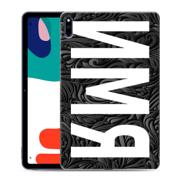 Силиконовый чехол на Huawei MatePad с принтом ИМЯ