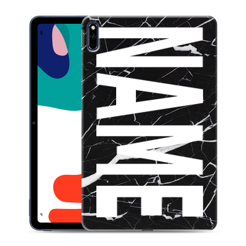 Силиконовый чехол на Huawei MatePad с принтом NAME