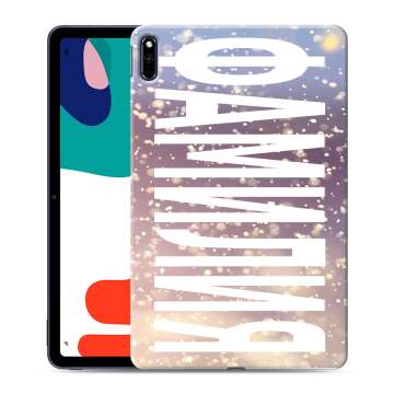 Силиконовый чехол на Huawei MatePad с принтом ФАМИЛИЯ