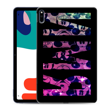 Силиконовый чехол на Huawei MatePad с принтом ИМЯ