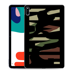 Силиконовый чехол на планшета Huawei MatePad с принтом NAME