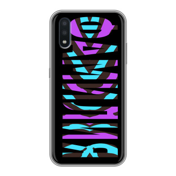 Силиконовый чехол на Samsung Galaxy M01 с принтом ФАМИЛИЯ