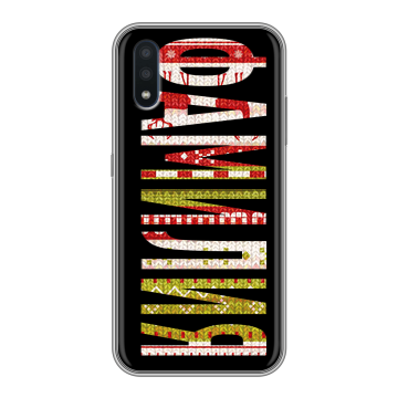 Силиконовый чехол на Samsung Galaxy M01 с принтом ФАМИЛИЯ