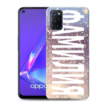 Силиконовый чехол на OPPO A52 с принтом ФАМИЛИЯ