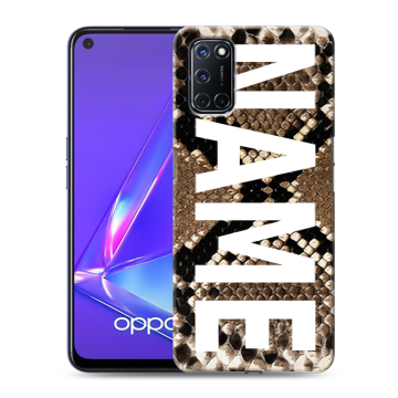 Силиконовый чехол на OPPO A52 с принтом NAME