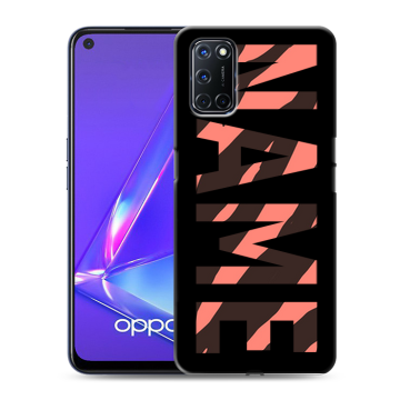 Силиконовый чехол на OPPO A52 с принтом NAME