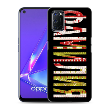 Силиконовый чехол на OPPO A52 с принтом ФАМИЛИЯ