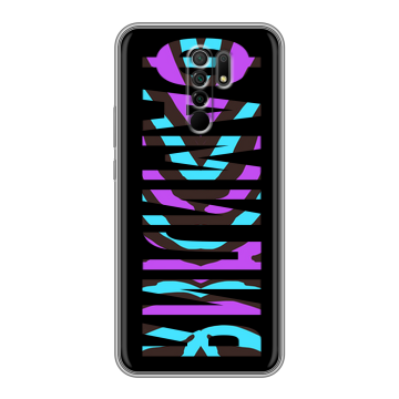 Силиконовый чехол на Xiaomi RedMi 9 с принтом ФАМИЛИЯ