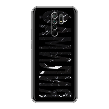 Силиконовый чехол на Xiaomi RedMi 9 с принтом ФАМИЛИЯ