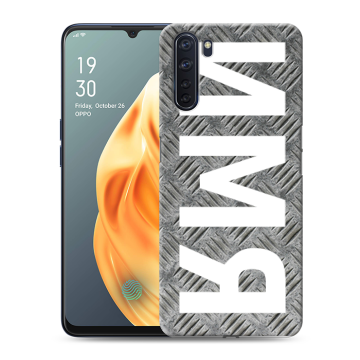 Силиконовый чехол на OPPO A91 с принтом ИМЯ