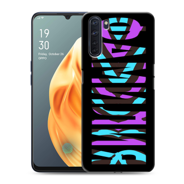 Силиконовый чехол на OPPO A91 с принтом ФАМИЛИЯ