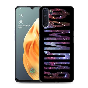 Силиконовый чехол на OPPO A91 с принтом ФАМИЛИЯ