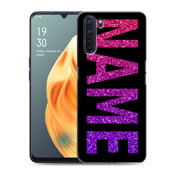 Силиконовый чехол на OPPO A91 с принтом NAME