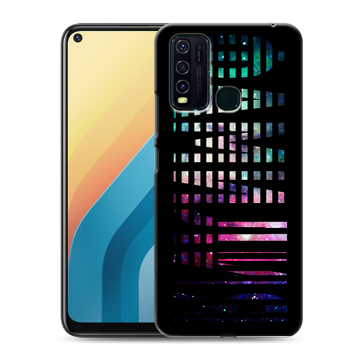 Силиконовый противоударный чехол на Vivo Y30 с принтом ФАМИЛИЯ