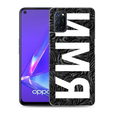 Силиконовый чехол на OPPO A72 с принтом ИМЯ