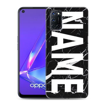 Силиконовый чехол на OPPO A72 с принтом NAME
