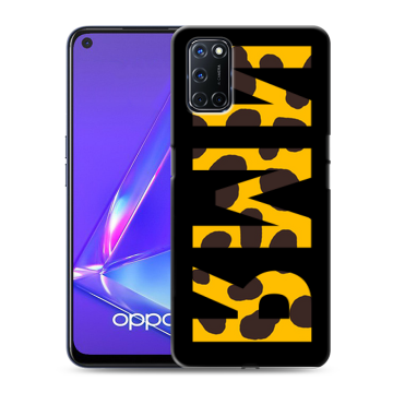 Силиконовый чехол на OPPO A72 с принтом ИМЯ