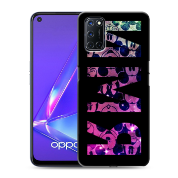 Силиконовый чехол на OPPO A72 с принтом ИМЯ