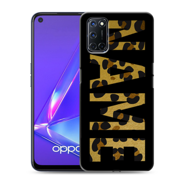 Силиконовый чехол на OPPO A72 с принтом NAME