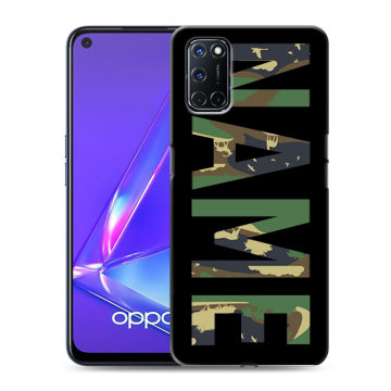 Силиконовый чехол на OPPO A72 с принтом NAME