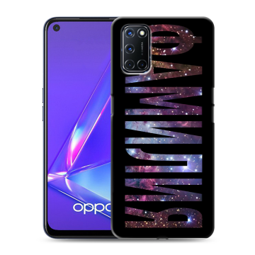 Силиконовый чехол на OPPO A72 с принтом ФАМИЛИЯ