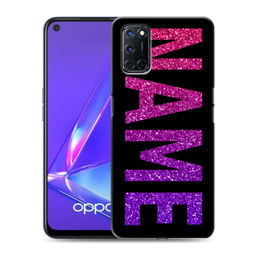 Силиконовый чехол на OPPO A72 с принтом NAME