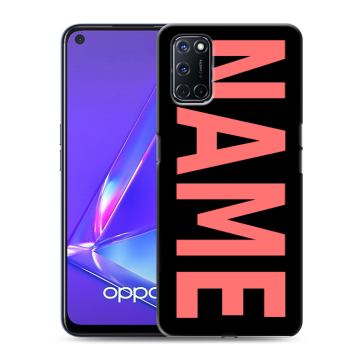 Силиконовый чехол на OPPO A72 с принтом NAME