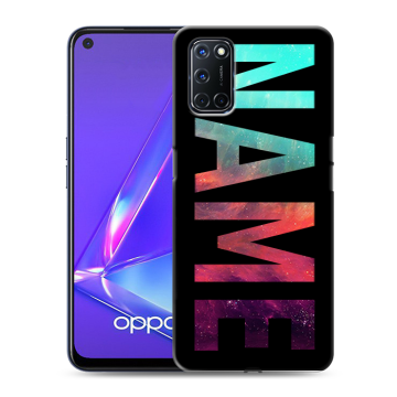 Силиконовый чехол на OPPO A72 с принтом NAME