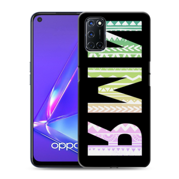 Силиконовый чехол на OPPO A72 с принтом ИМЯ