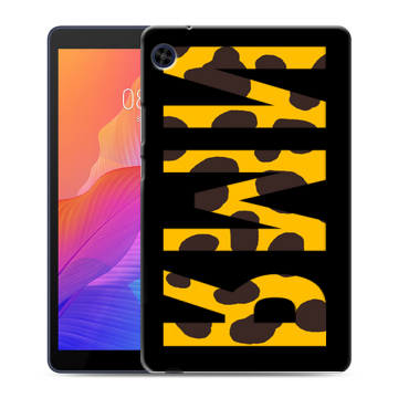 Силиконовый чехол на Huawei MatePad T8 с принтом ИМЯ