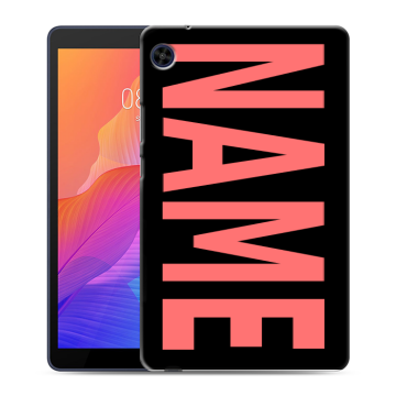 Силиконовый чехол на Huawei MatePad T8 с принтом NAME