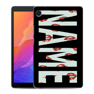 Силиконовый чехол на Huawei MatePad T8 с принтом NAME