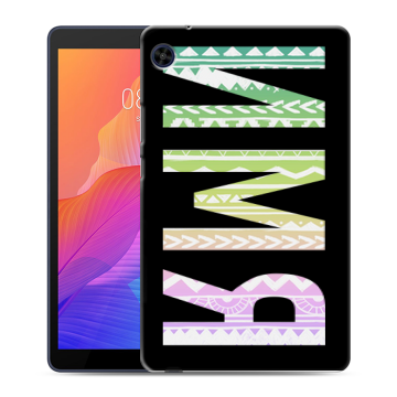 Силиконовый чехол на Huawei MatePad T8 с принтом ИМЯ