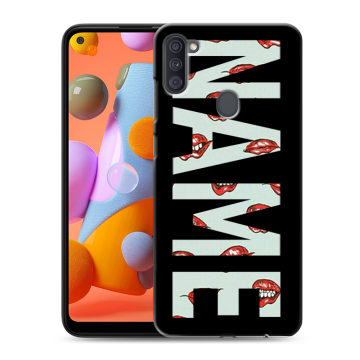 Силиконовый чехол на Samsung Galaxy A11 с принтом NAME