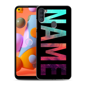 Силиконовый чехол на Samsung Galaxy A11 с принтом NAME