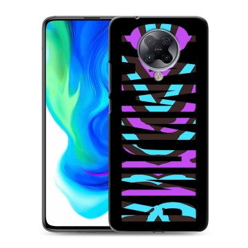Силиконовый чехол на Xiaomi Poco F2 Pro с принтом ФАМИЛИЯ