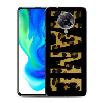 Силиконовый чехол на Xiaomi Poco F2 Pro с принтом NAME