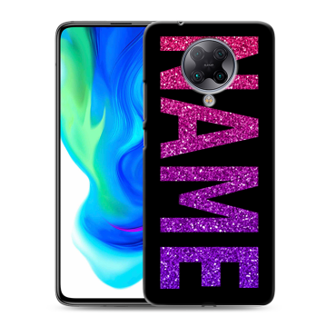Силиконовый чехол на Xiaomi Poco F2 Pro с принтом NAME
