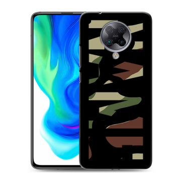 Силиконовый чехол на Xiaomi Poco F2 Pro с принтом NAME
