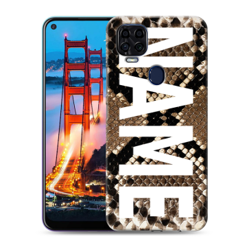 Силиконовый чехол на ZTE Blade V2020 с принтом NAME