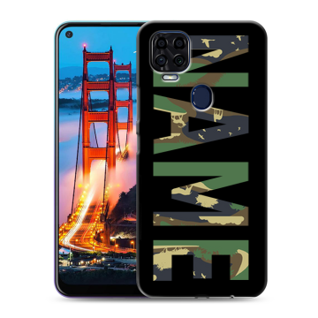 Силиконовый чехол на ZTE Blade V2020 с принтом NAME