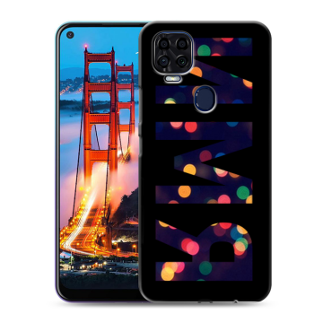 Силиконовый чехол на ZTE Blade V2020 с принтом ИМЯ