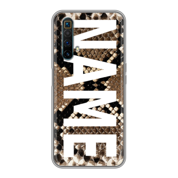 Силиконовый чехол на Realme X3 SuperZoom с принтом NAME