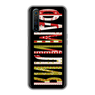 Силиконовый чехол на Realme X3 SuperZoom с принтом ФАМИЛИЯ