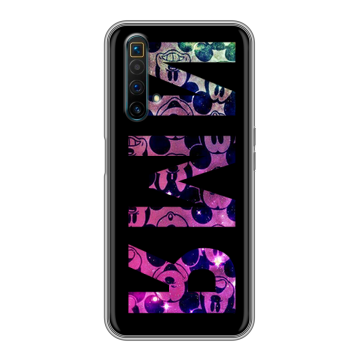 Силиконовый чехол на Realme X3 SuperZoom с принтом ИМЯ