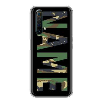Силиконовый чехол на Realme X3 SuperZoom с принтом NAME