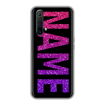 Силиконовый чехол на Realme X3 SuperZoom с принтом NAME
