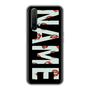 Силиконовый чехол на Realme X3 SuperZoom с принтом NAME